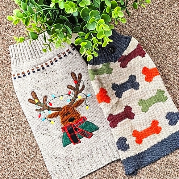 NWOT - {2} Dog Sweaters - Picture 1 of 12